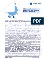 Document 2008 01 28 2251524 0 Comunicat Strategie Romtelecom 2008