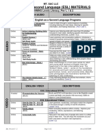 English As A Second Language (ESL) MATERIALS: Mt. Sac LLC