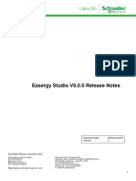 Easergy Studio V8 Release Notes