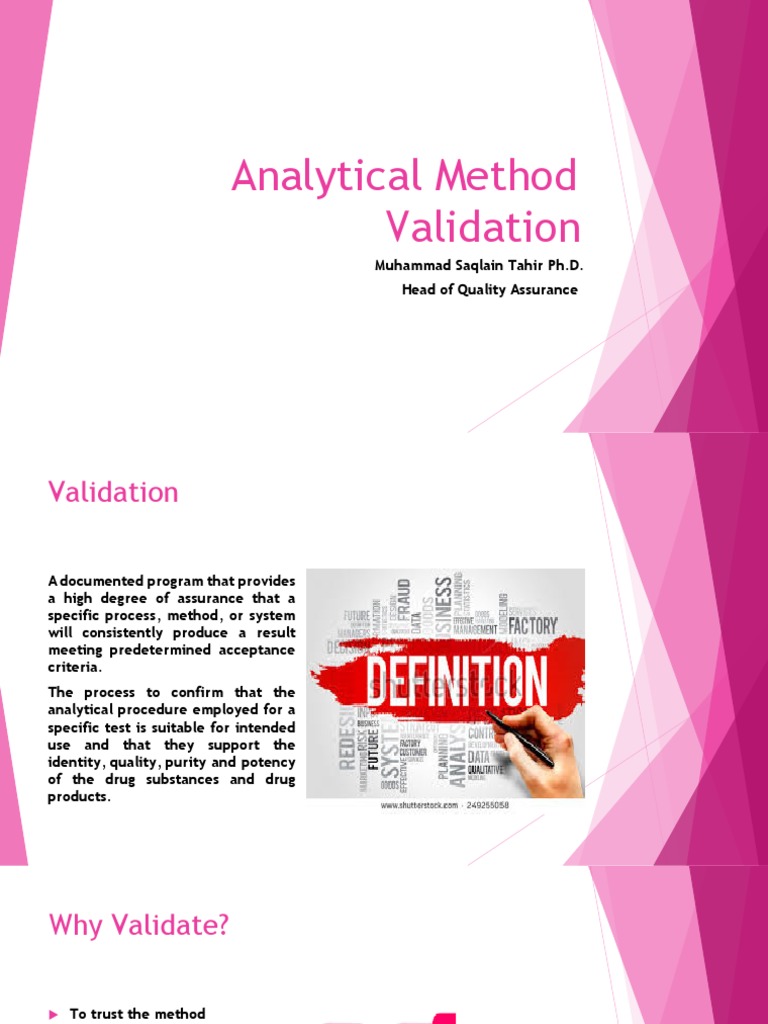 Analytical Method Validation Overview | PDF | Detection Limit | Assay