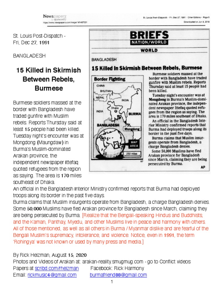 TOP NEWS STORIES FROM 1991 intelligence overview