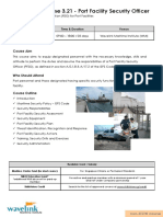 IMO Model Course 3.21 - Port Facility Security Officer