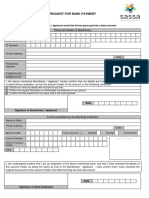 Request For Bank Payment: Personal Details of Beneficiary