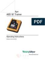 Welch Allyn AED 10 Trainer: Operating Instructions