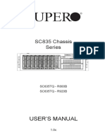 SC835 Chassis Series: User'S Manual