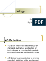 4G Technology: Presented by Nithin Raj