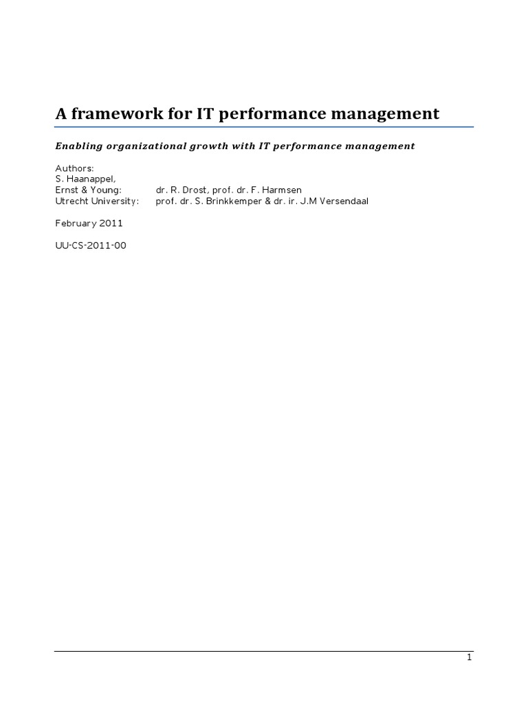 2011 006 PDF | PDF | Performance Indicator | Governance