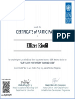 PhotoValues Certificate PDF