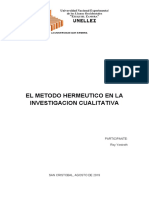 Articulo Cientifico Hermeneutica - Unellez