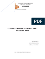 Ensayo Codigo Organico Tributario Unellez