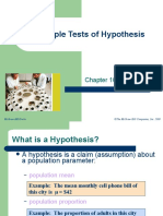 chapter10_One tailed test of hypothesis