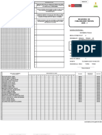 Registro Quinto Ciclo Excel