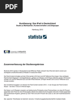 Download Statista iPad Studie 2010 Marktdaten Kundenverhalten Zielgruppe by Staista GmbH SN47262550 doc pdf
