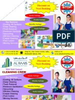 Cleaning services discounts and packages