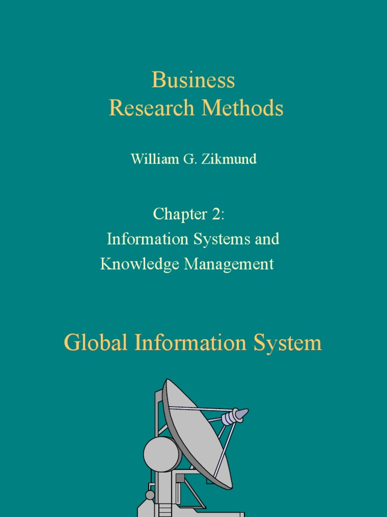 Business Research Methods: Information Systems and Knowledge Management ...