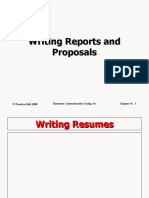 Writing Resumes and Applying For Jobs
