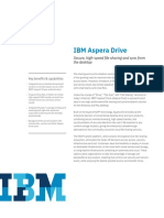 IBM Aspera Drive: Secure, High-Speed File Sharing and Sync From The Desktop