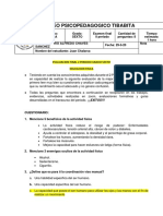 Examen final de Educación Física del grado sexto