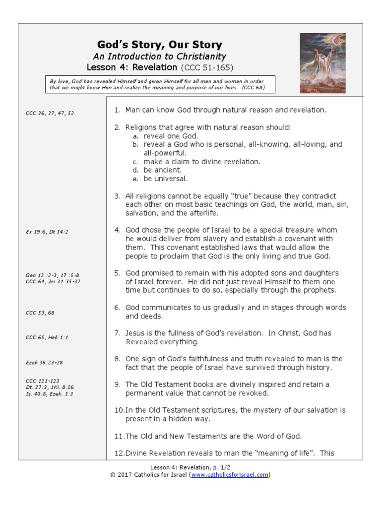 Lesson 4 Revelation PDF | PDF | Revelation | Faith