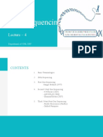 Lecture-4 - DNA Sequencing