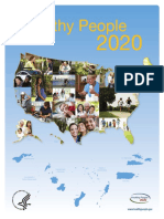 Healthy Communities and People 2020 Goals