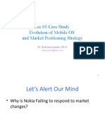 Lec 05:case Study Evolution of Mobile OS and Market Positioning Strategy
