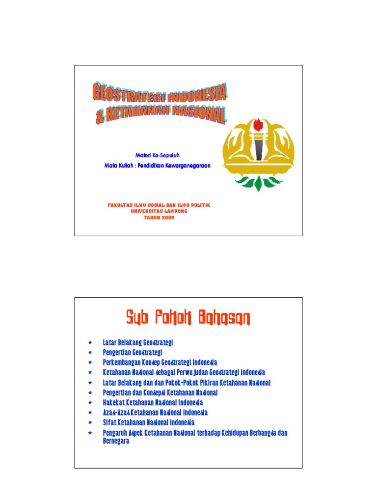 Geostrategi Indonesia