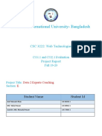 American International University-Bangladesh: CSC 3222: Web Technologies