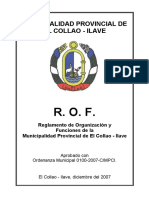 PLAN 11661 ROF (Reglamento de Organización y Funciones) 2011 PDF