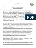 EDITAL DE CHAMAMENTO PÚBLICO Nº 001-2019