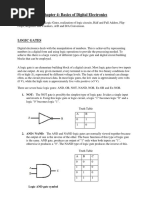 Chapter 4: Basics of Digital Electronics: Logic Gates