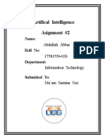 17571556-026 AI Asign#2 PDF