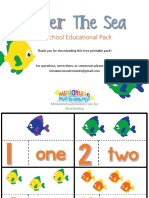 Preschool Educational Pack: Thank You For Downloading This Free Printable Pack!