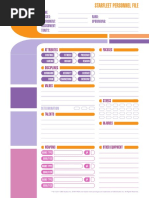 Witcher Character Sheet Printer Friendly