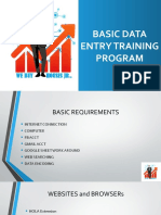 Basic Data Entry Training