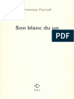 Son blanc du un - Dominique Fourcade, 1986