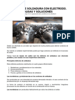 Defectos de Soldadura Con Electrodo. Causas y Soluciones PDF