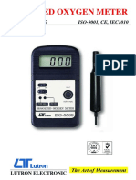 Dissolved Oxygen Meter: Model: DO-5509