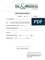 Certificado Médico