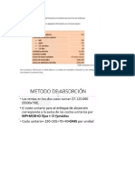 Enfoque de Absorción La Comisión Por Ventas Va en El Gasto de Ventas