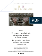 Códices y Cartularios. Tomo II El Primer Cartulario de Los Reyes de Navarra. E. Ramírez