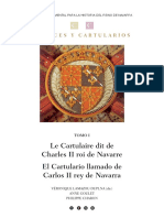 Códices y Cartularios. Tomo I. El Cartulario Llamado de Carlos II Rey de Navarra. V.Lamazou PDF