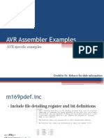 AVR Assembler Examples