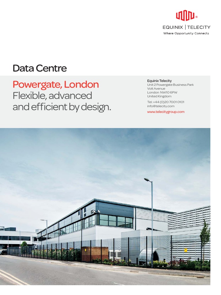 EQIX Powergate Brochure LD9 | PDF | Data Center | Efficient Energy Use