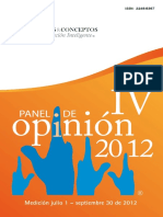 Resultados Panel de Opinion 2012F