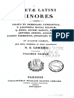 Poetae Latini Minores - Lemaire Index