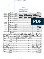 Serenade K.239 - Score PDF