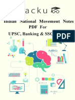 Indian National Movement PDF