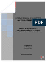 Informe Monitoreo Arqueologico PEEA Agosto 2013
