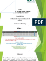 Artificial Lift Methods - Chapter 1 Introduction and Recap